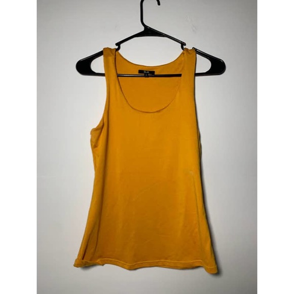 ELA Tops - ELA Sleeveless Top Mustard Color Size M Women's